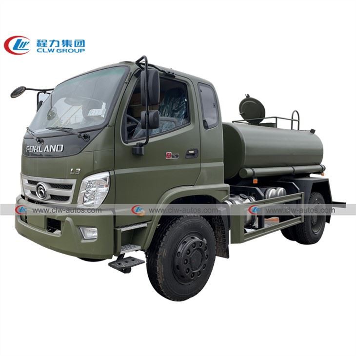 4X4 4000Liters Drinking Water Tank Truck Forland