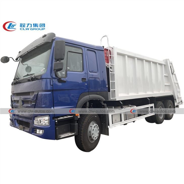 Howo 20m3 Rear Loader Garbage Truck