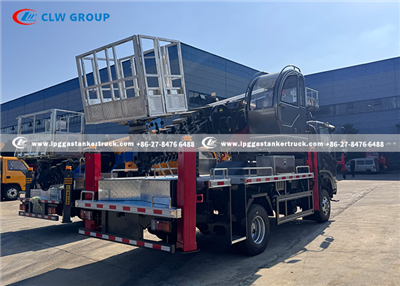 4.ISUZU 4x2 100P 21meters Bucket Truck