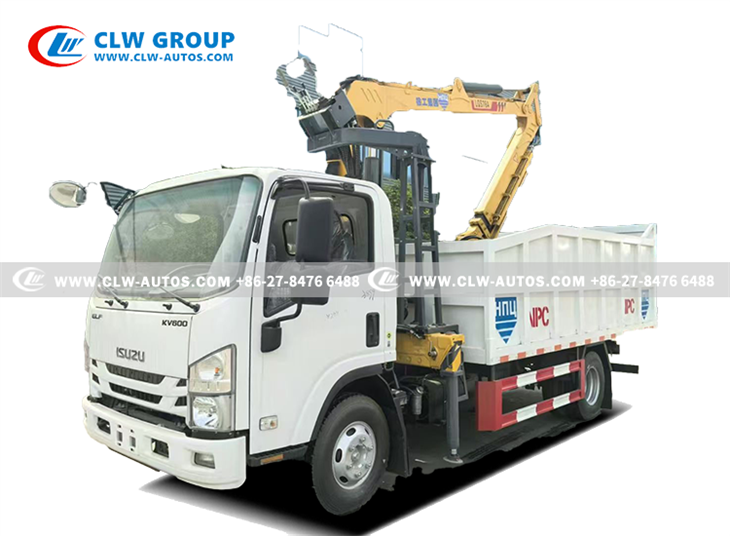 ISUZU KV100 Dump Truck With Crane