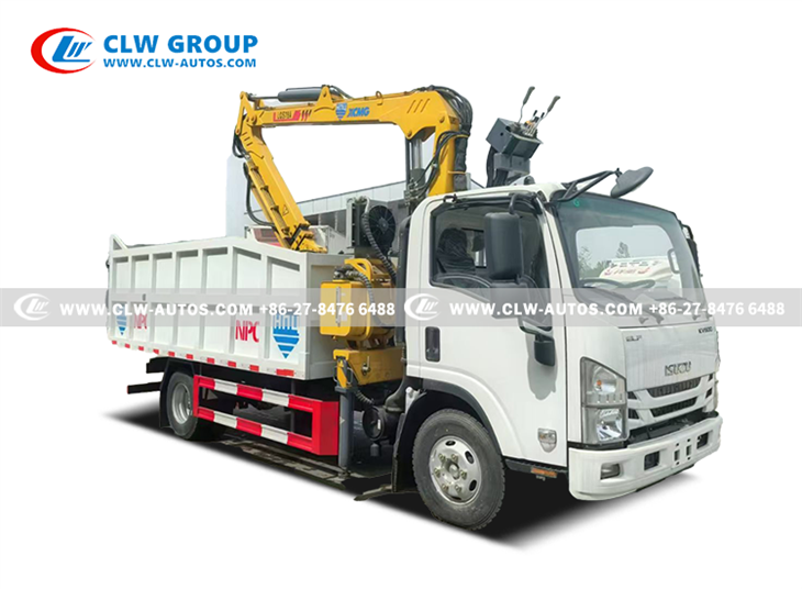 ISUZU KV100 Dump Truck With Crane