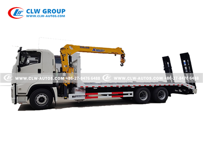 ISUZU Recovery Truck With Straight Boom Crane