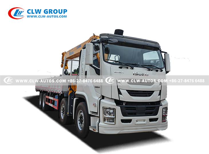 ISUZU VC66 14Tons Straight Boom Crane Truck