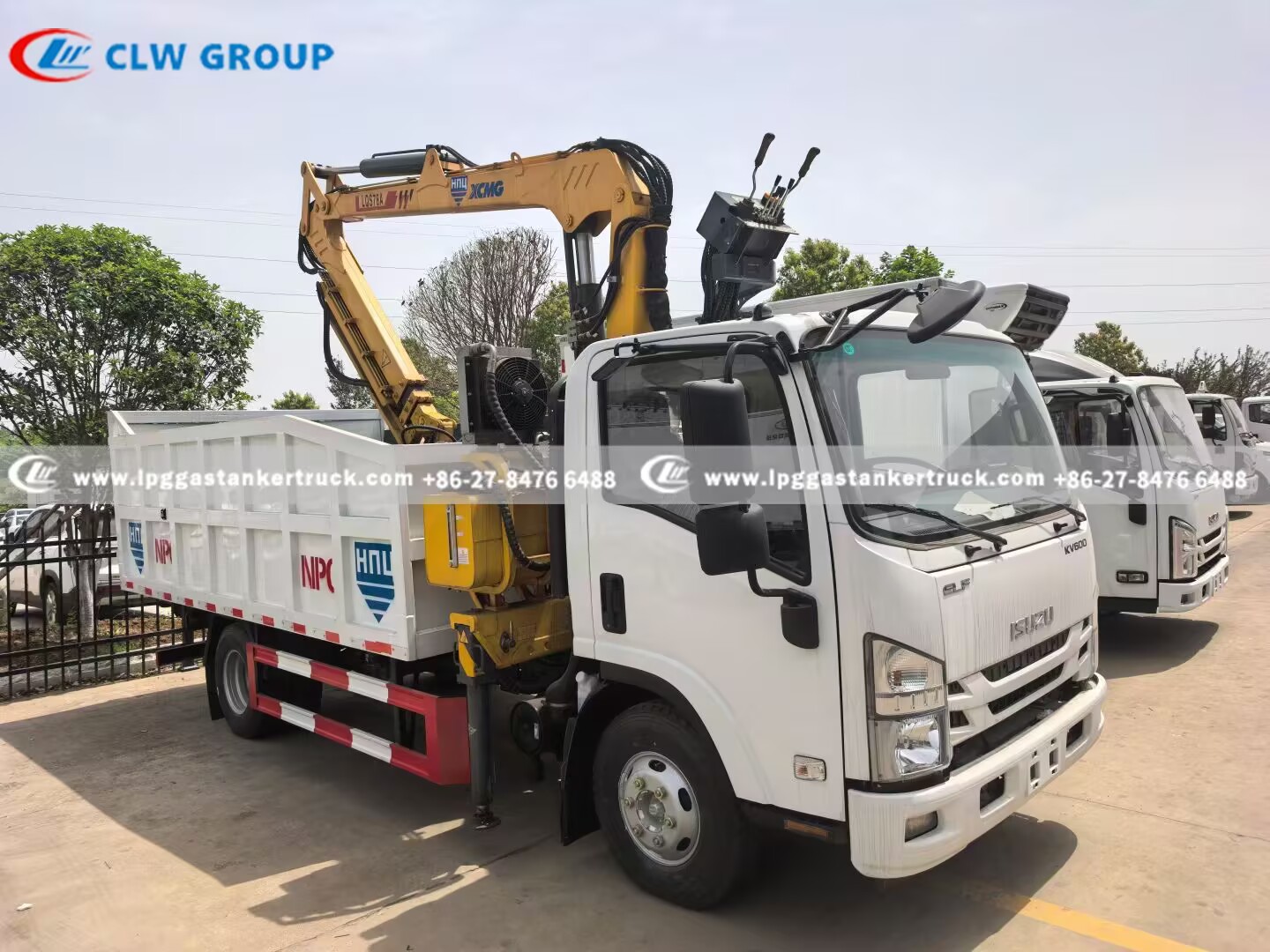 5isuzu 700kg truck crane