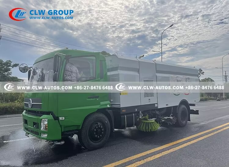 8210hp road washing and sweeping truck