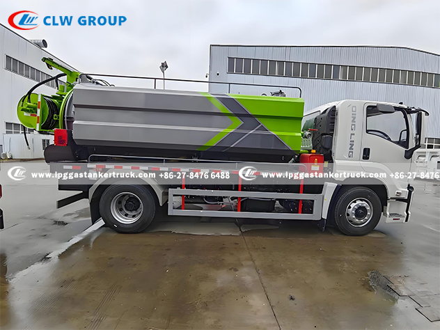 Euro 6 Sewer Cleaning Suction Truck