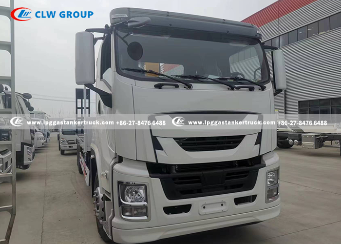 4isuzu flatbed tow truck with 5tons crane