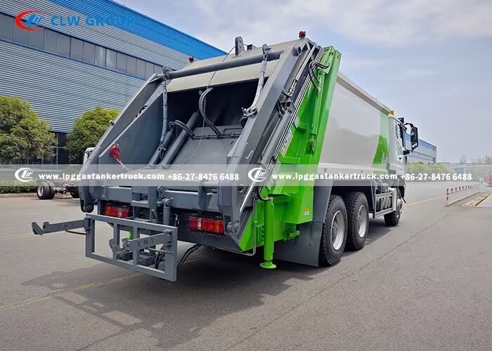 10hohan 18cbm compressed garbage truck