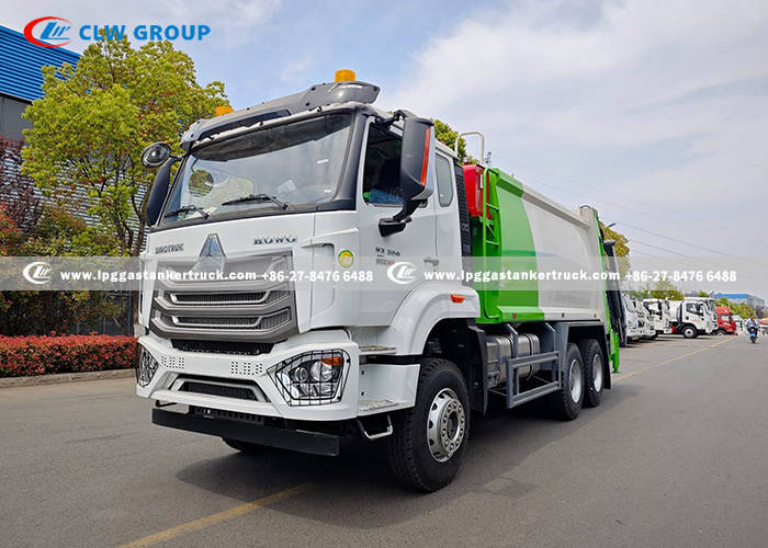 7sinotruck hoho 18cbm garbage truck