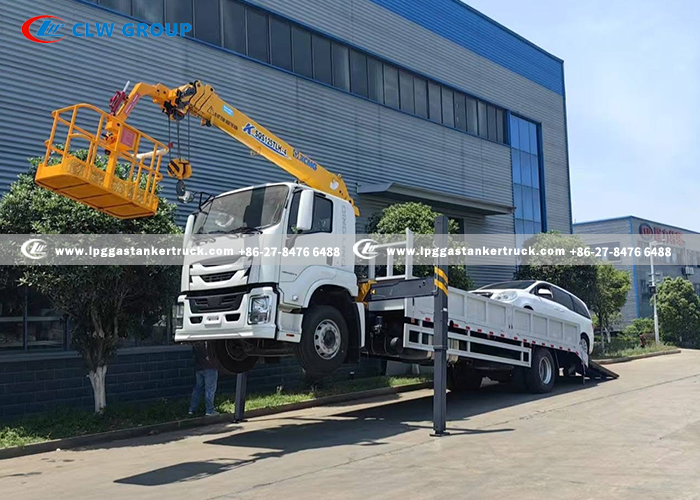 3ISUZU 5tons Crane Truck