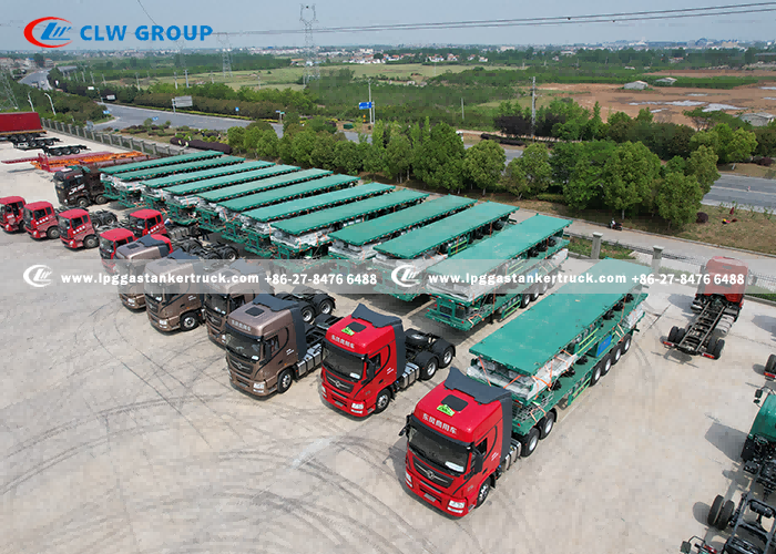 2dongfeng semi-trailer and tractor truck