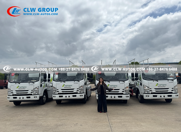 Hedy-ISUZU KV100 4units fuel truck