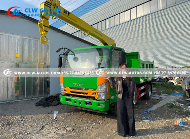 Hedy-Dump Truck With Crane