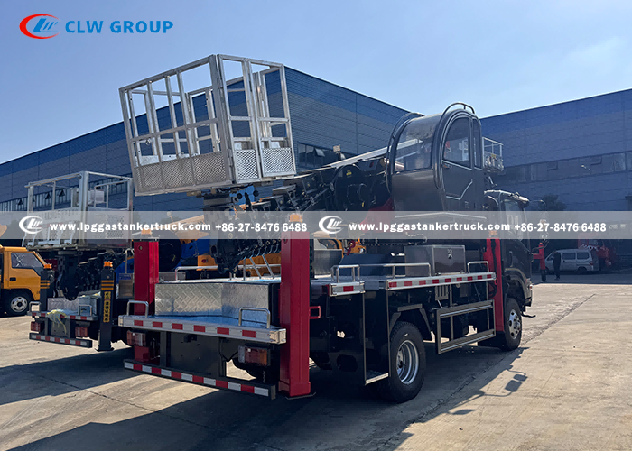 4ISUZU 4x2 100P 21meters Bucket Truck