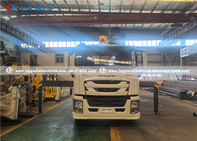 Philippines ISUZU 8Ton Truck Mounted Crane