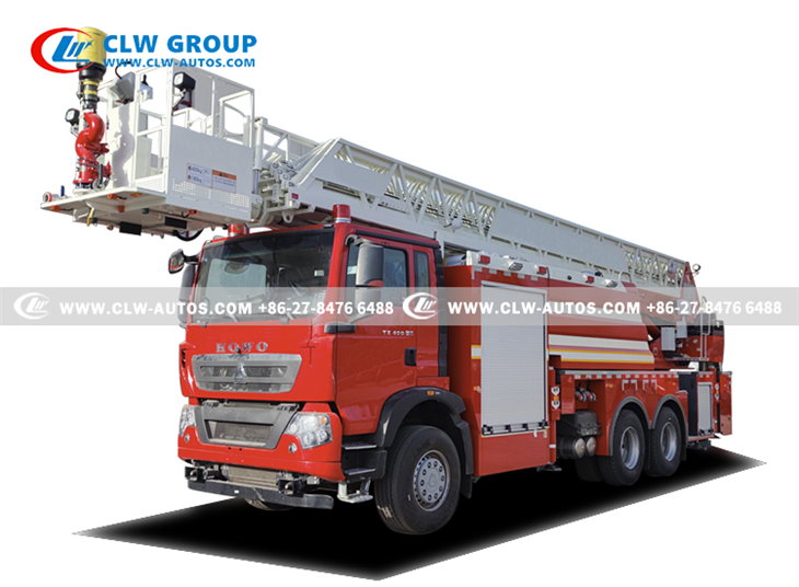 Sinotruk HOWO 42-Meter Aerial Ladder Fire Truck
