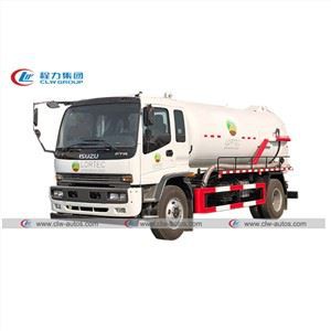 Stainless Steel ISUZU FTR 10Tons 10,000L Vacuum Sludge Cleaning Truck